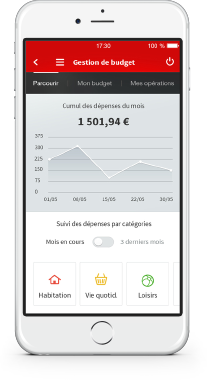 Votre banque en un clin d'oeil