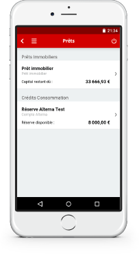 Capture d'écran - Prêts