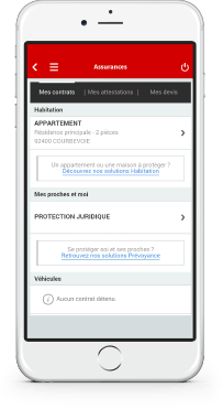 capture d'écran - assurance